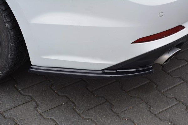 Maxton Rear Side Splitters Audi A5 S-Line F5 Sportback  - Gloss Black
