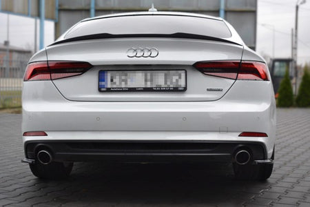Maxton Rear Side Splitters Audi A5 S-Line F5 Sportback  - Gloss Black