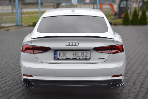 Maxton Rear Side Splitters Audi A5 S-Line F5 Sportback  - Gloss Black