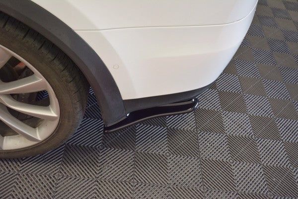 Maxton Rear Side Splitters V.1 Tesla Model X  - Gloss Black