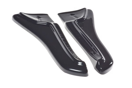 Maxton Rear Side Splitters V.1 Tesla Model X  - Gloss Black