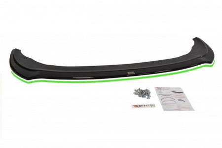 Maxton Front Splitter V.2 Seat Leon Mk2 Cupra / Fr (Facelift) - Gloss Black