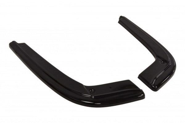 Maxton Rear Side Splitters For BMW 3 E92 Mpack - Gloss Black