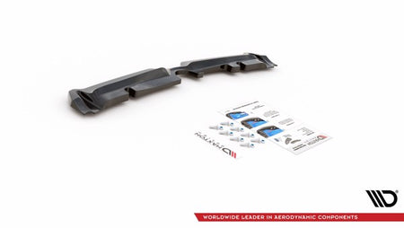 Maxton Central Rear Splitter Mini Countryman Mk2 F60 Jcw - Gloss Black