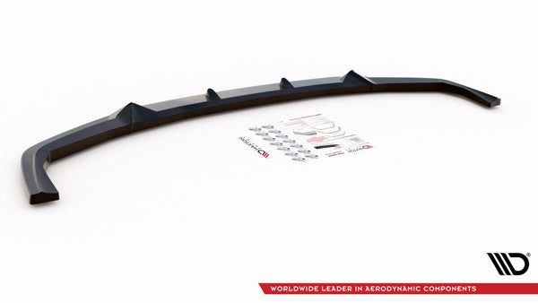 Maxton Front Splitter V.1 BMW  X5M F95 - Gloss Black