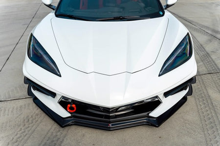 Maxton Front Splitter Chevrolet Corvette C8 - Gloss Black
