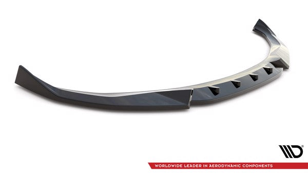 Maxton Front Splitter V.2 BMW 4 Gran Coupe M-Pack G26 - Gloss Black