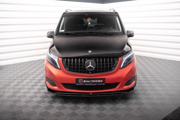 Maxton Front Splitter V.4 Mercedes-Benz V-Class W447 - Gloss Black