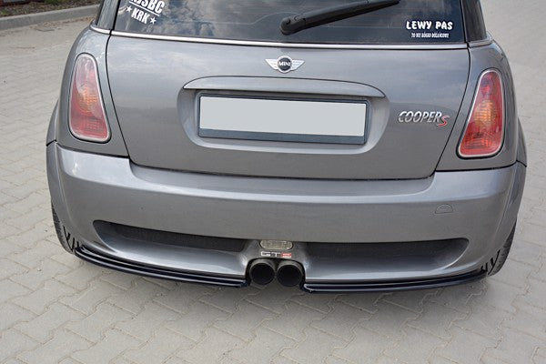 Maxton Rear Side Splitters Mini R53 Cooper S Jcw  - Gloss Black