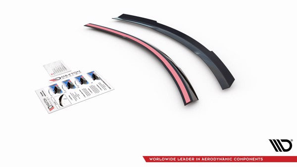 Maxton Spoiler Extension Mercedes-Benz Gla 45 Amg Suv (X156) Preface - Gloss Black