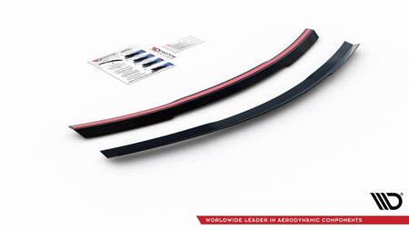 Maxton Spoiler Extension Mercedes-Benz Gla 45 Amg Suv (X156) Preface - Gloss Black