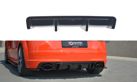 Maxton Rear Valance Audi TT RS 8S - Gloss Black
