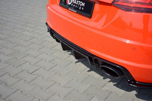 Maxton Rear Valance Audi TT RS 8S - Gloss Black