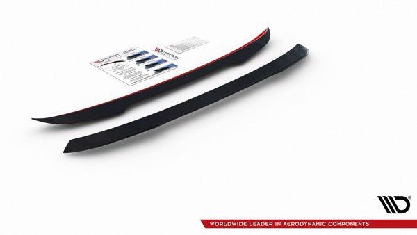 Maxton Spoiler Cap V.1 VW Golf 8 - Gloss Black