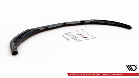 Maxton Front Splitter V.1 Mercedes-Amg C63 Coupe Amg Aero Pack C205 Facelift - Gloss Black