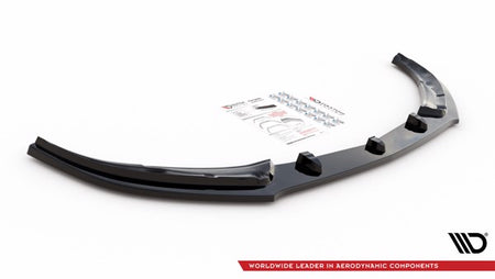 Maxton Front Splitter V.1 Mercedes-Amg C63 Coupe Amg Aero Pack C205 Facelift - Gloss Black