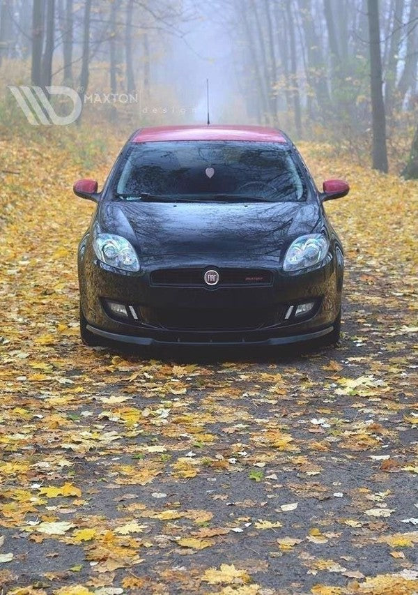 Maxton Front Splitter Fiat Bravo Ii - Gloss Black
