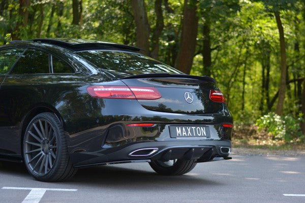 Maxton Rear Valance Mercedes-Benz E-Class W213 Coupe (C238) Amg-Line - Gloss Black