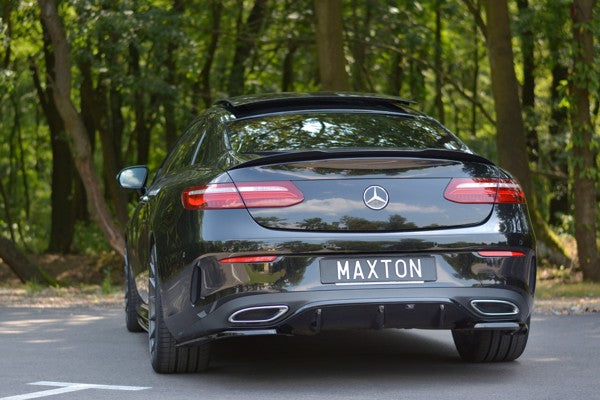 Maxton Rear Valance Mercedes-Benz E-Class W213 Coupe (C238) Amg-Line - Gloss Black