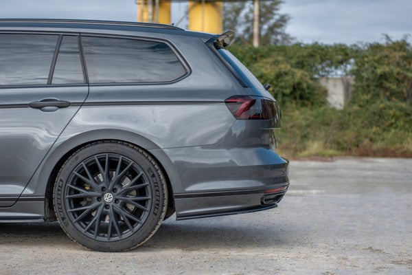 Maxton Rear Side Splitters Volkswagen Passat R-Line B8 - Gloss Black