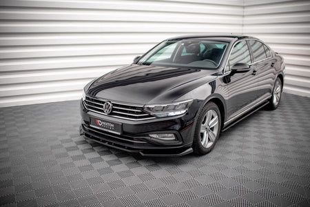Maxton Side Skirts Diffusers Volkswagen Passat B8 Facelift - Gloss Black