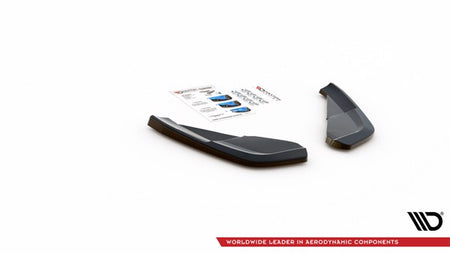 Maxton Rear Side Splitters Nissan 370Z Nismo Facelift - Gloss Black