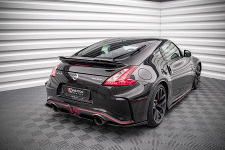 Maxton Rear Side Splitters Nissan 370Z Nismo Facelift - Gloss Black