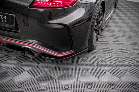 Maxton Rear Side Splitters Nissan 370Z Nismo Facelift - Gloss Black
