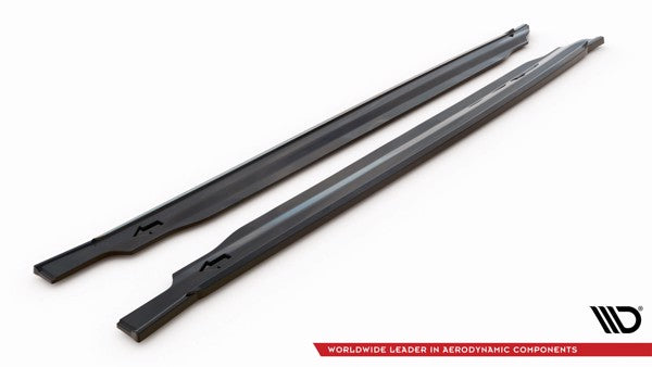Maxton Side Skirts Diffusers Kia Optima Mk4 Facelift - Gloss Black