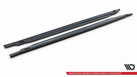 Maxton Side Skirts Diffusers Kia Optima Mk4 Facelift - Gloss Black
