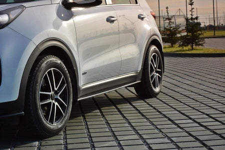 Maxton Side Skirts Diffusers Kia Sportage Mk4 Gt-Line - Gloss Black