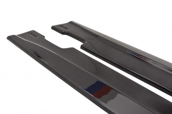 Maxton Side Skirts Diffusers Kia Sportage Mk4 Gt-Line - Gloss Black