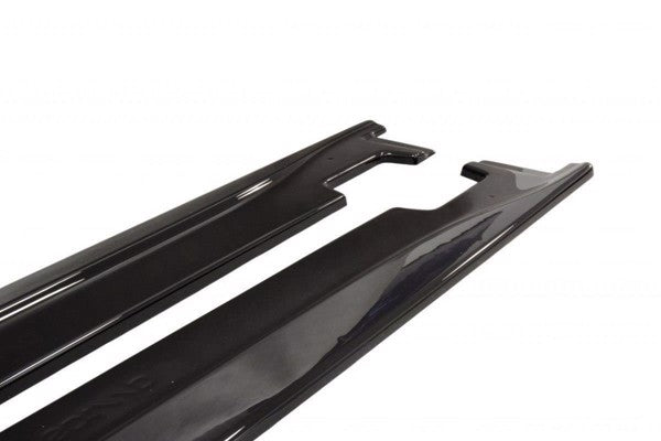 Maxton Side Skirts Diffusers Kia Sportage Mk4 Gt-Line - Gloss Black