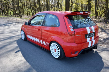 Maxton Side Skirts Diffusers Ford Fiesta St Mk6 - Gloss Black