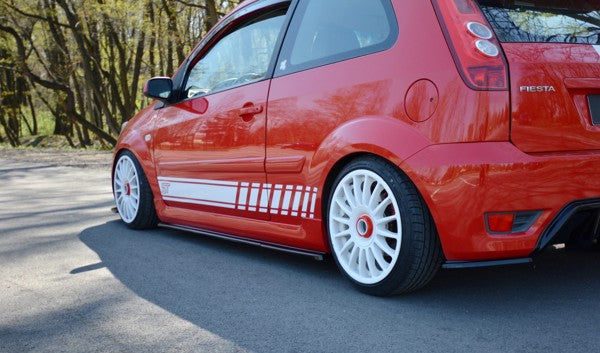 Maxton Side Skirts Diffusers Ford Fiesta St Mk6 - Gloss Black