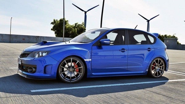 Maxton Front Splitter V.1 Subaru Impreza Wrx Sti 2009-2011 - Gloss Black