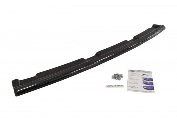 Maxton Central Rear Splitter For BMW 4 F32 M-Pack (Without Vertical Bars) - Gloss Black