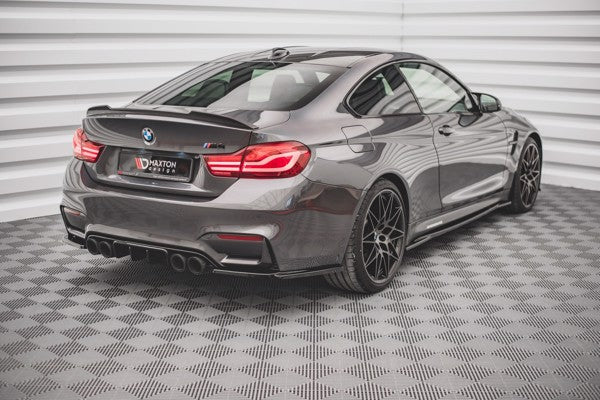 Maxton Rear Side Splitters V.3 BMW M4 F82 - Gloss Black