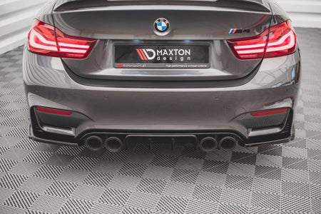 Maxton Rear Side Splitters V.3 BMW M4 F82 - Gloss Black