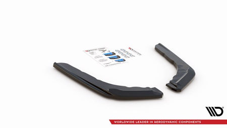 Maxton Rear Side Splitters V.3 BMW M4 F82 - Gloss Black