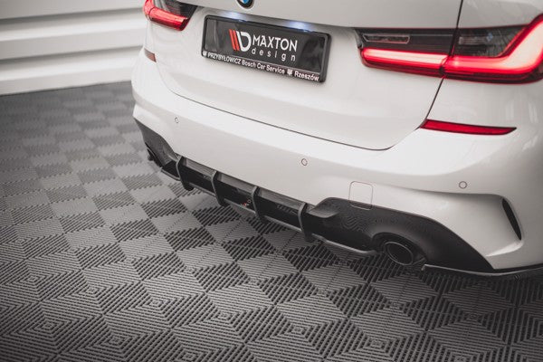 Maxton Street Pro Rear Diffuser BMW 3 G20 / G21 M-Pack - Black