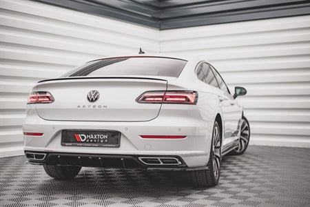 Maxton Rear Valance Volkswagen Arteon R-Line Facelift - Gloss Black
