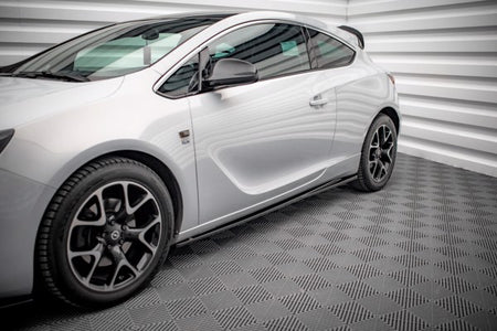 Maxton Side Skirts Diffusers Opel Astra Gtc Opc-Line J - Gloss Black