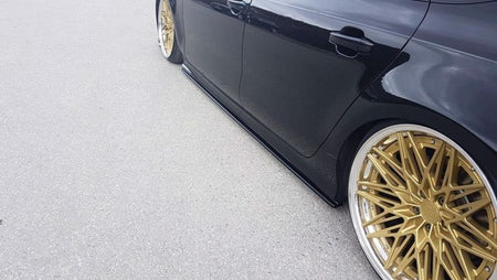 Maxton Side Skirts Diffusers Audi S7 / A7 S-Line C7 - Gloss Black