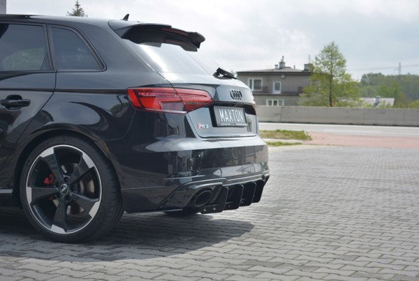 Maxton Rear Diffuser V.1 Audi RS3 8V Fl Sportback