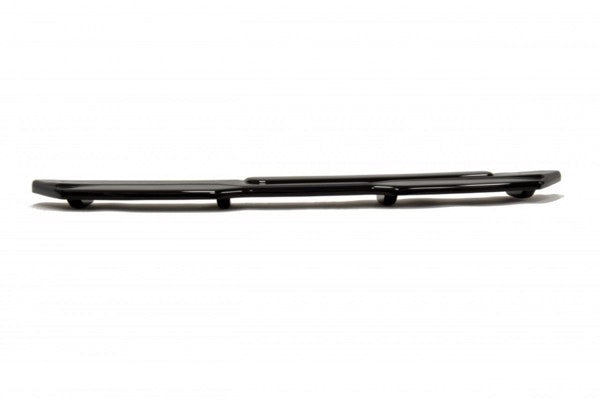 Maxton Central Rear Splitter For BMW X4 M-Pack (With A Vertical Bar) - Gloss Black