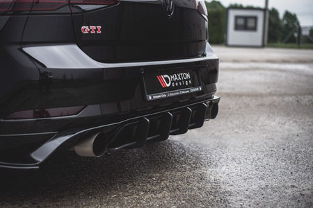 Maxton Racing Durability Rear Diffuser VW Golf 7 Gti Tcr - Black