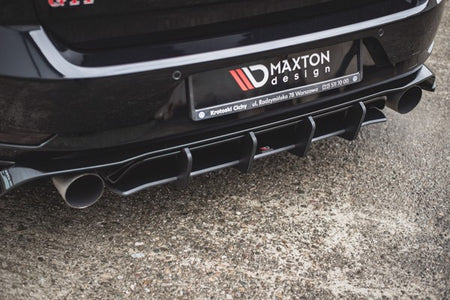 Maxton Racing Durability Rear Diffuser VW Golf 7 Gti Tcr - Black