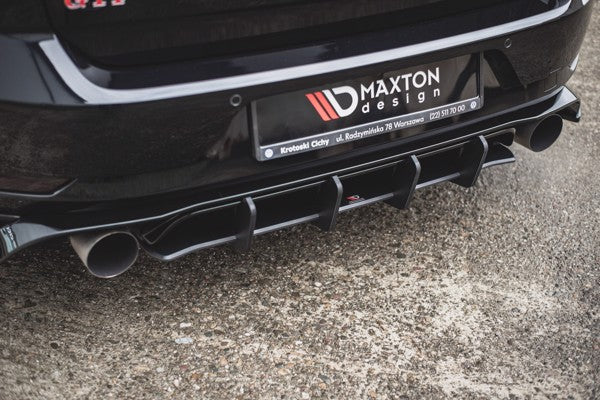 Maxton Racing Durability Rear Diffuser VW Golf 7 Gti Tcr - Black