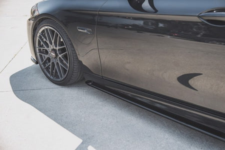 Maxton Side Skirts Diffusers V.2 BMW 5 F10/F11 M-Pack - Gloss Black